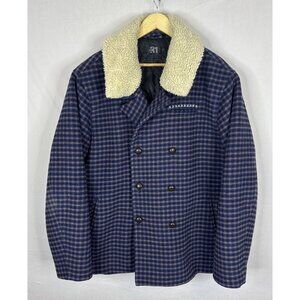 LE 31 Exclusive Simons Wool Blend Peacoat Sherpa Collar Men’s XXL Quoted